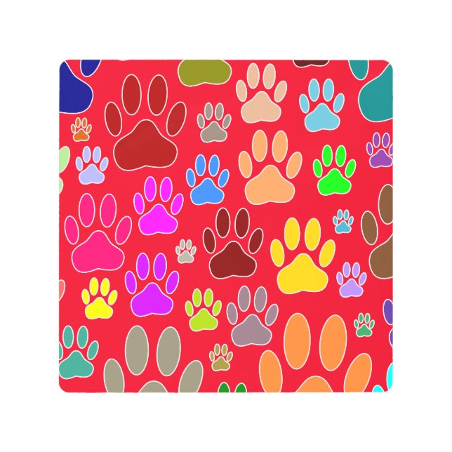 Impresiones de hojas de perro por todas partes (Anverso)