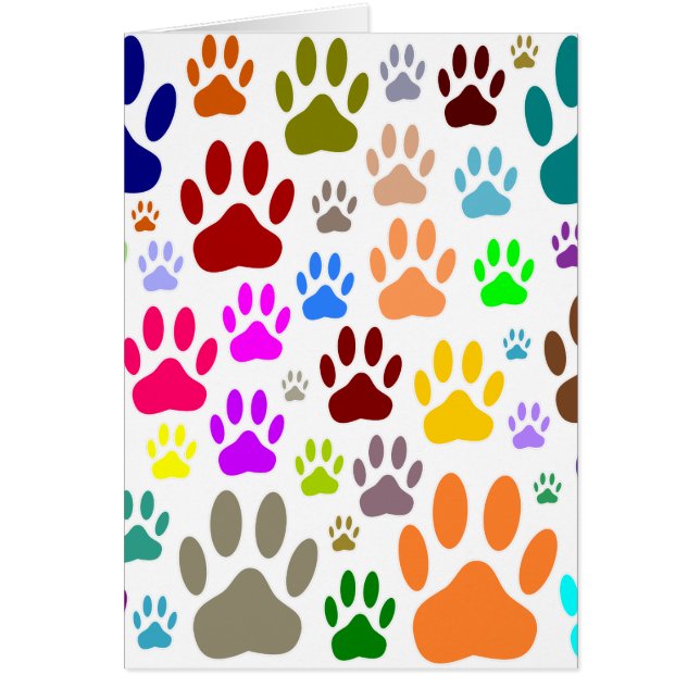 Impresiones de hojas de perro por todas partes (Frente)