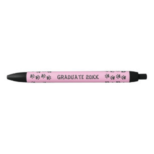 Impresiones de la página graduada Pluma rosa