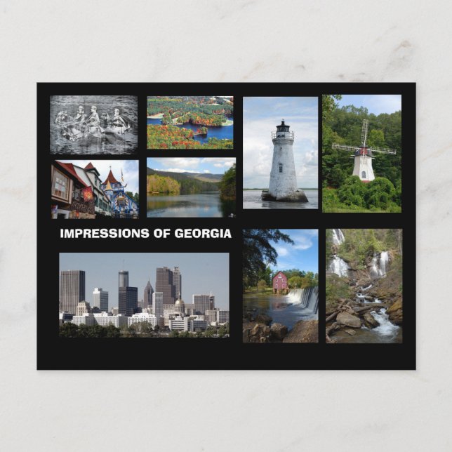 Impresiones de la postal de Georgia (Anverso)