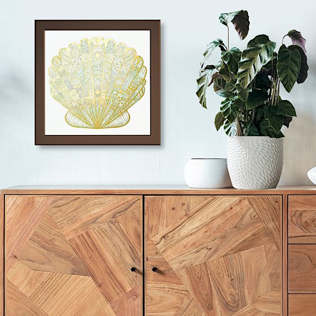 Impresiones de lámina de concha de almeja (Subido por el creador)