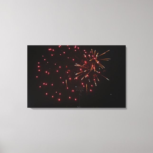 Impresiones de lienzo de fuegos artificiales (Anverso)