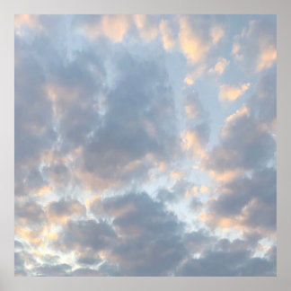 Impresiones de nubes estéticas, Posters