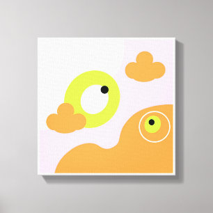 Impresiones de pájaros rosados de arte simple orig