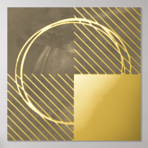 Impresiones de pan de oro abstracto moderno minima