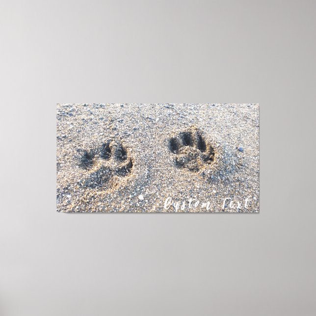 IMPRESIONES DE PAW EN EL PERRO DE ARENA AMA LA FOT (Anverso)