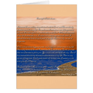 Impresiones de pies en la arena