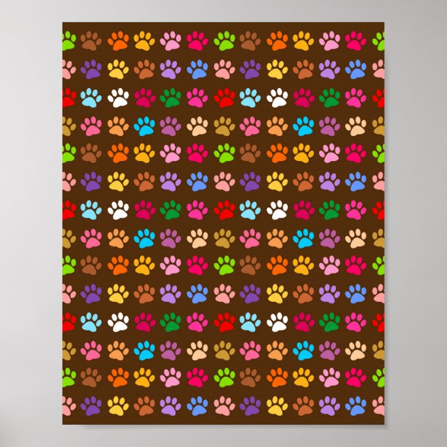 Impresiones de pintura de animales de gato de perr (Frente)