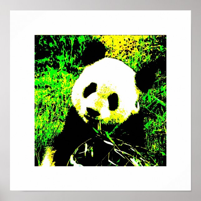 Impresiones de Posters de Panda - Poster de alimen (Frente)