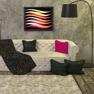 Impresiones de Relieve metalizado de atardecer tro