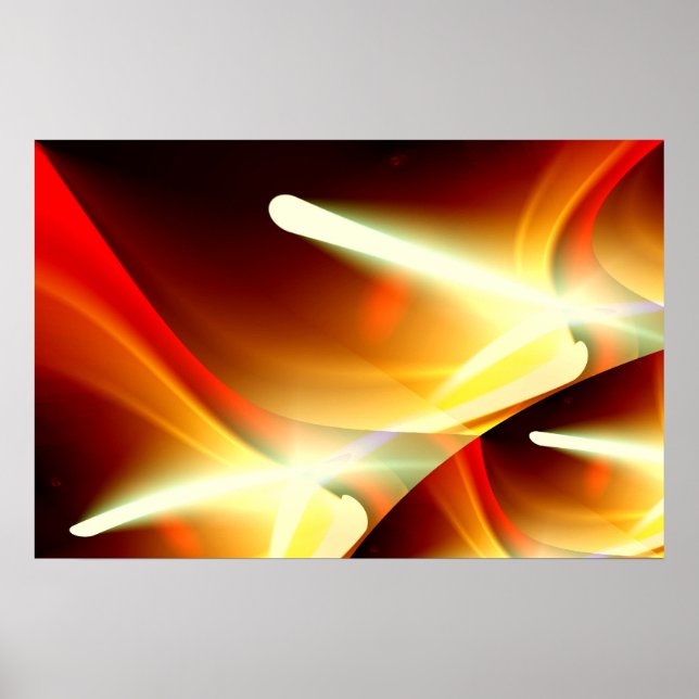 Impresiones de resumen digital - Posters de arte i (Frente)