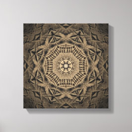 Impresiones de zapatos en la arena Mandala 3