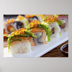 Impresiones del poster del sushi