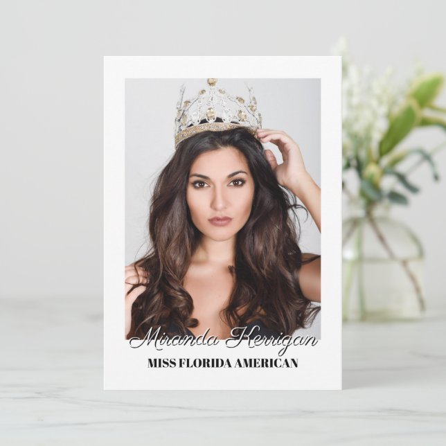 Impresiones editables de tarjetas autográficas - F (Anverso de pie)