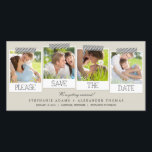 Impresiones Guardar las tarjetas de fotos de fecha<br><div class="desc">Estas tarjetas de moda y fotos modernas le piden a sus huéspedes que guarden la fecha para su gran día. Disponible en otros colores (se aceptan peticiones de color personalizado).</div>