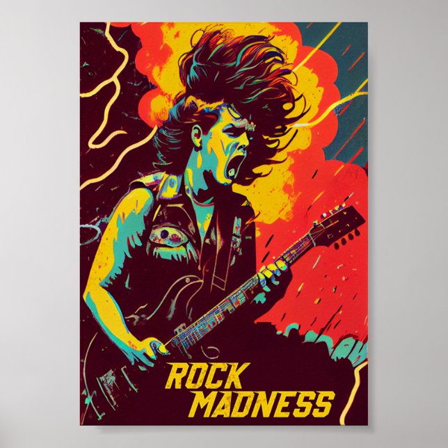 Impresiones musicales de Rock Madness: audaces y v (Frente)