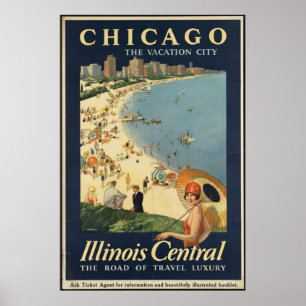 Impresiones retro de anuncios de Poster de viajes