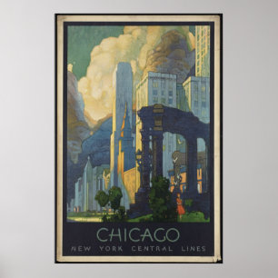 Impresiones retro de anuncios de Poster de viajes