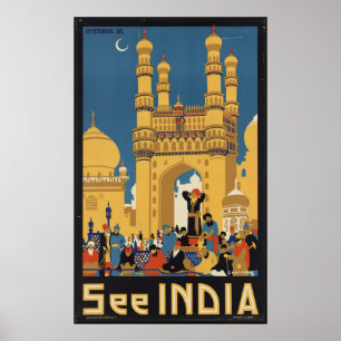 Impresiones retro de anuncios de Posters de viajes