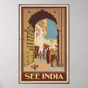Impresiones retro de anuncios de Posters de viajes