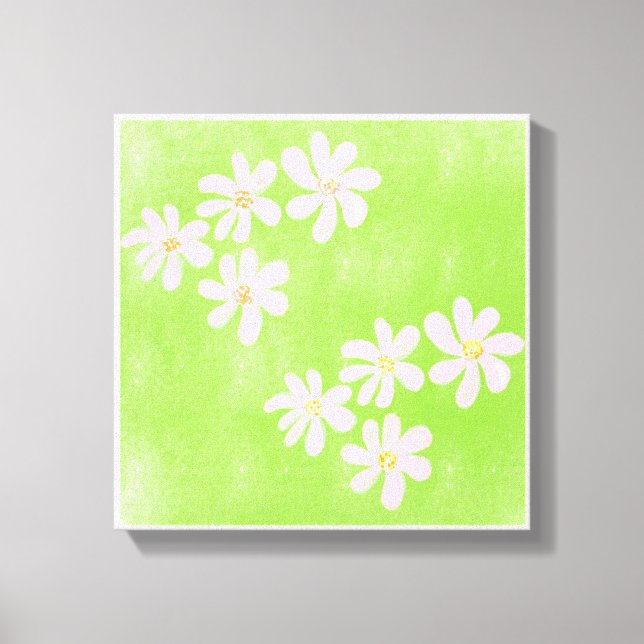 Impresiones verdes de arte simple original (Anverso)