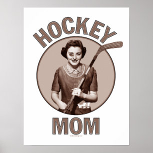 Impresiones y posters de hockey para mamás