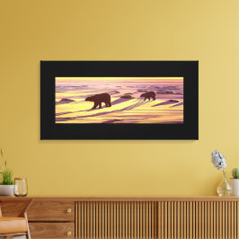 Impresiones y Pósters de Pintura de Oso Polar