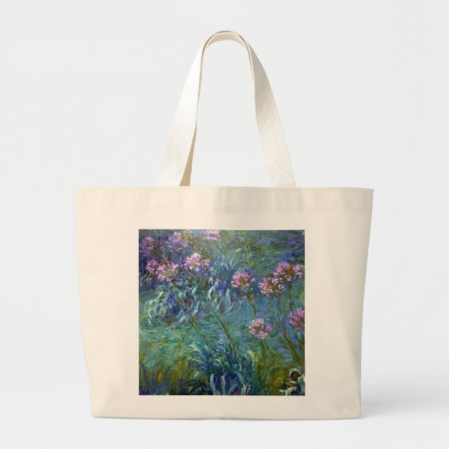 Impresionismo Agapanthus Flores Bolsa (Frente)