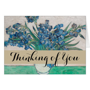 Impresionismo de la pintura Van Gogh Iris Vase