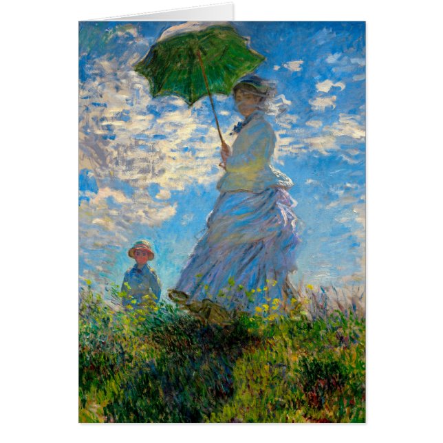 Impresionismo de Monet Woman Parasol (Frente)