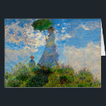 Impresionismo de Monet Woman Parasol<br><div class="desc">Claude Monet Impresionsionism Masterpiece - Una mujer con parosol fue pintada por el impresionista francés Claude Monet en 1875. Muestra a una mujer con una sombrilla y un niño pequeño, que es Madame Monet y su hijo. Esta pintura impresionista es una de las famosas de Monet, que muestra un hermoso...</div>