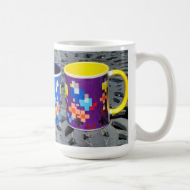 Impresionismo del arte de los píxeles - tazas de v