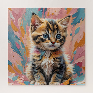 Impresionismo Rompecabezas gatito