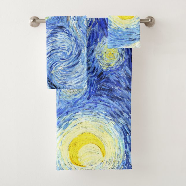 Impresionismo Van Gogh Starry Night Bath Set (In situ)
