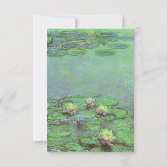 Impresionismo vintage por Claude Monet (Anverso)