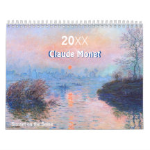 Impresionistas del Calendario Claude Monet