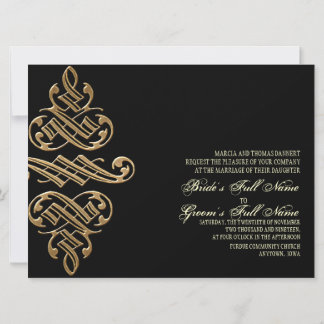 Impresoras antiguas Ornament Goldl - Invitaciones 