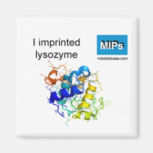 Imprimí lisozima imán