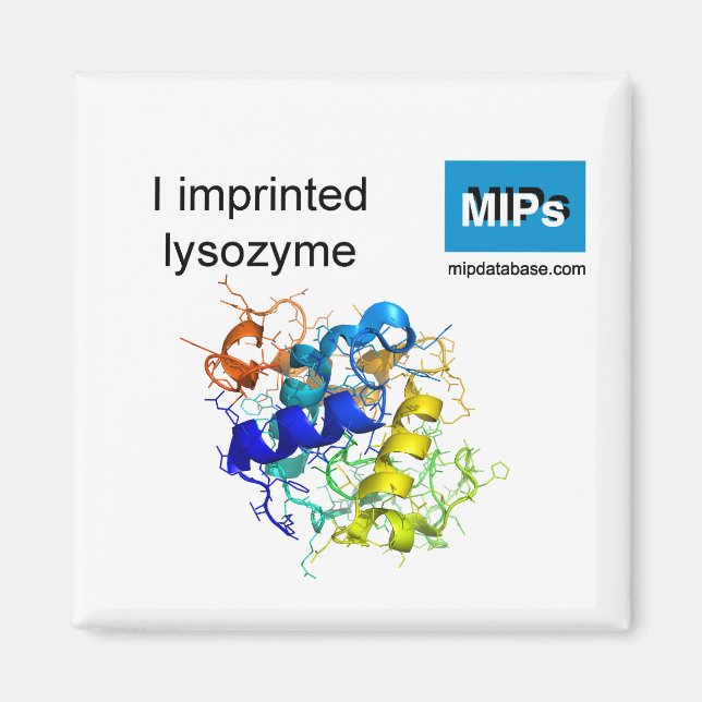 Imprimí lisozima imán (Frente)