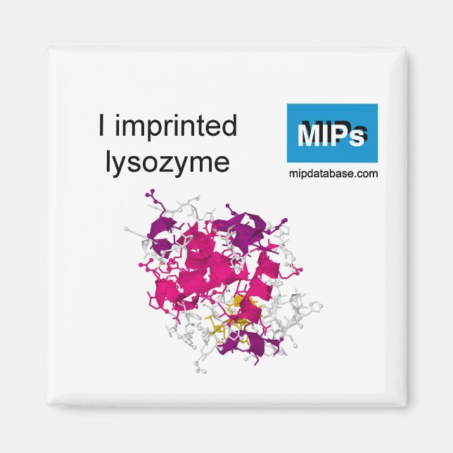 Imprimí lisozima imán (Frente)