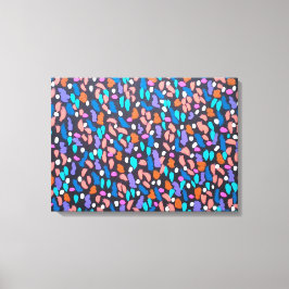 Imprimir arte abstracto de lienzo de polvo de espa