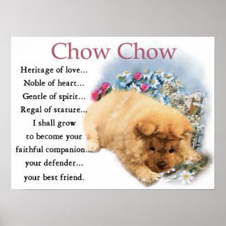 Imprimir arte de cachorros de Chow