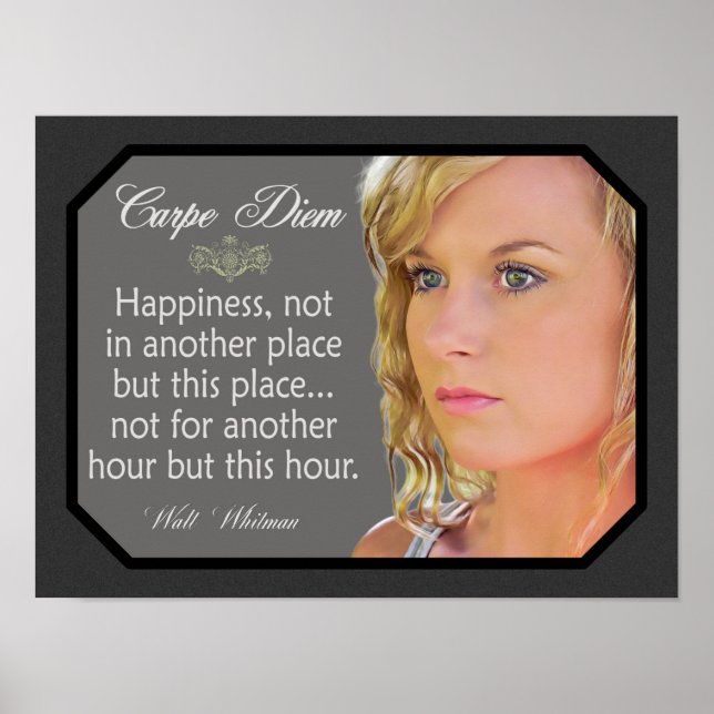 Imprimir arte de carpe diem (Frente)