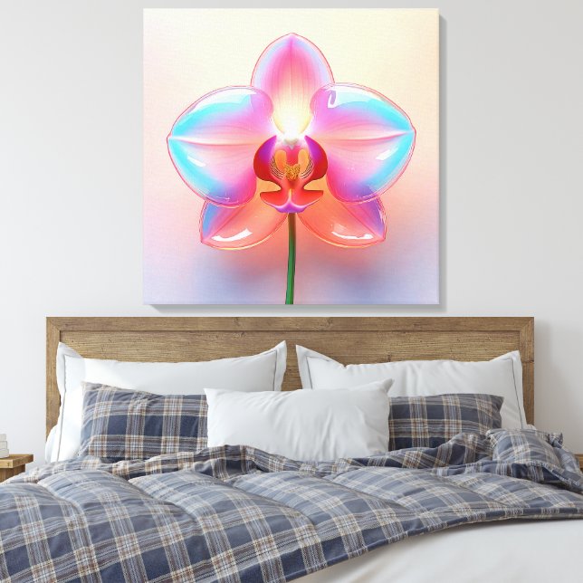 Imprimir arte de lienzo orquídeo (Insitu(Dormitorio))