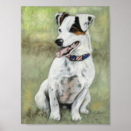 Imprimir arte de perro de Jack Russell Terrier