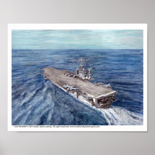 Imprimir arte de USS TRUMAN (Frente)