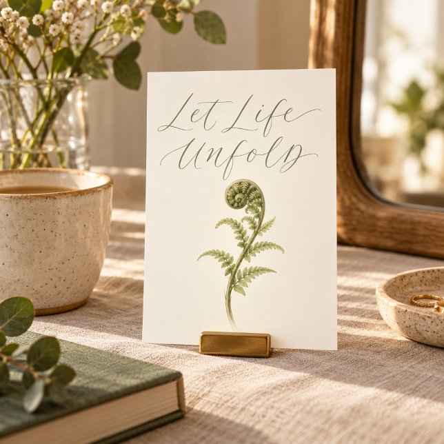 Imprimir Arte Despliega la Vida (4 x 6 inch unframed semi-gloss print. Flat printed artwork. Styled scene; props not included.)