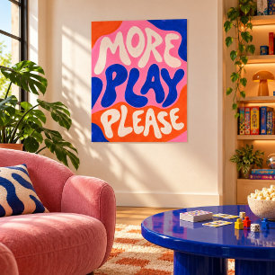 Imprimir arte Más juego por favor