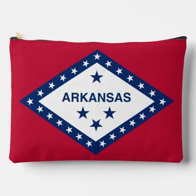 Imprimir bolsa de corte con bandera de Arkansas, E (Anverso)