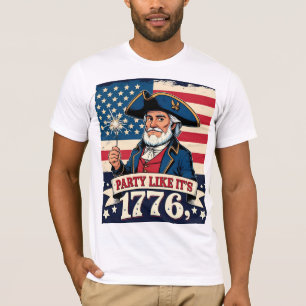 Imprimir camiseta de Fiesta de papá de 1776